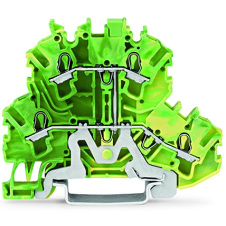 Wago 2002-2207 terminal block Green