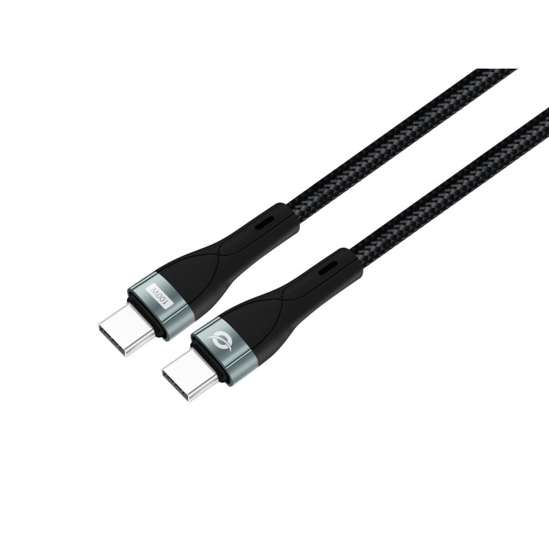 Conceptronic ETTA01B12 USB C-C PD 3.0 100W Fast Charging Cable 1.2M, 20V 5A, 480Mbps, E-Mark