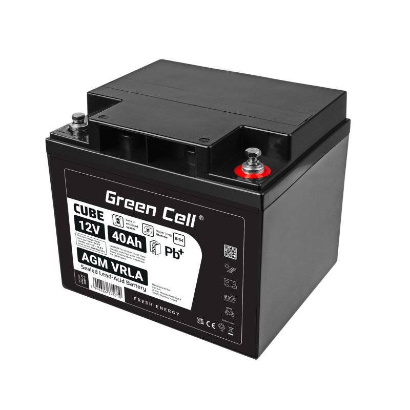 Green Cell AGM12V40AH-J UPS battery Sealed Lead Acid (VRLA) 12 V 40 Ah