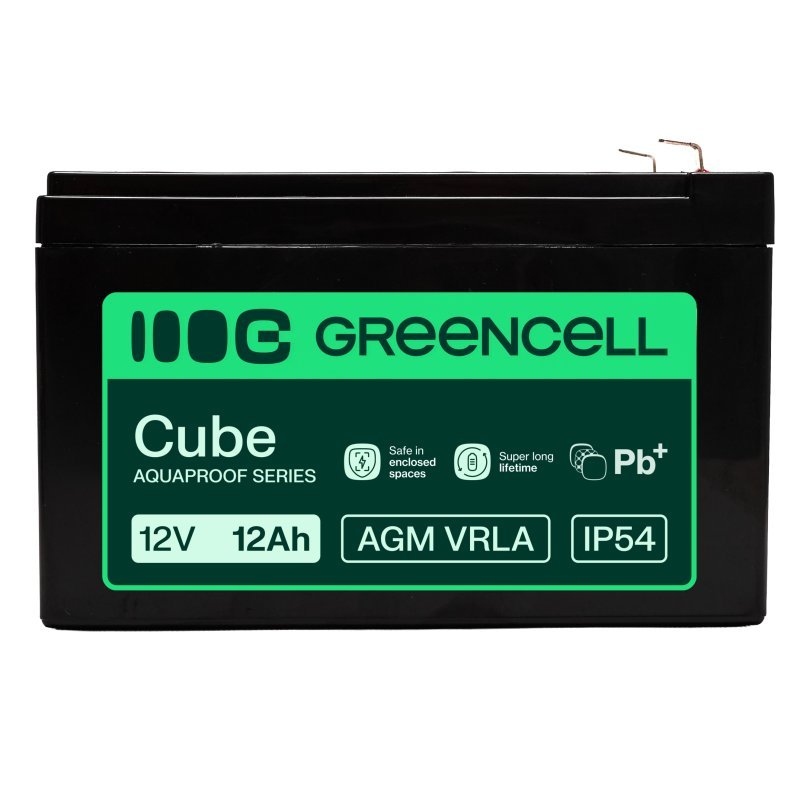Green Cell AGM12V12AH-H UPS battery Sealed Lead Acid (VRLA) 12 V 12 Ah