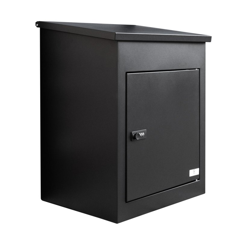 Extralink LOCKSTAR PACZKOMAT SKRZYNKA NA PACZKI 44X34X55CM STALOWA SKRZYNIA boîte aux lettres Noir Boîte de dépôt