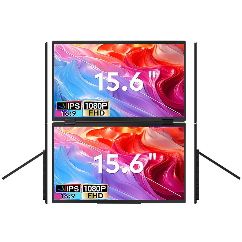 Extralink Smart Life T01 15.6" | Tragbare Monitore für den Laptop | 2 Monitore, IPS