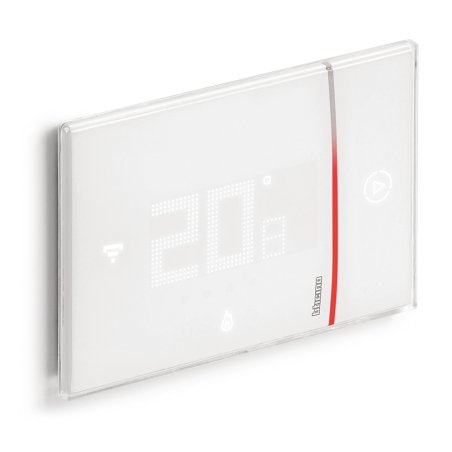 BTicino XW8002 Up Thermostat SMARTHER f.WLAN-Netzwerk u.NETATMO-Ventile WHITE