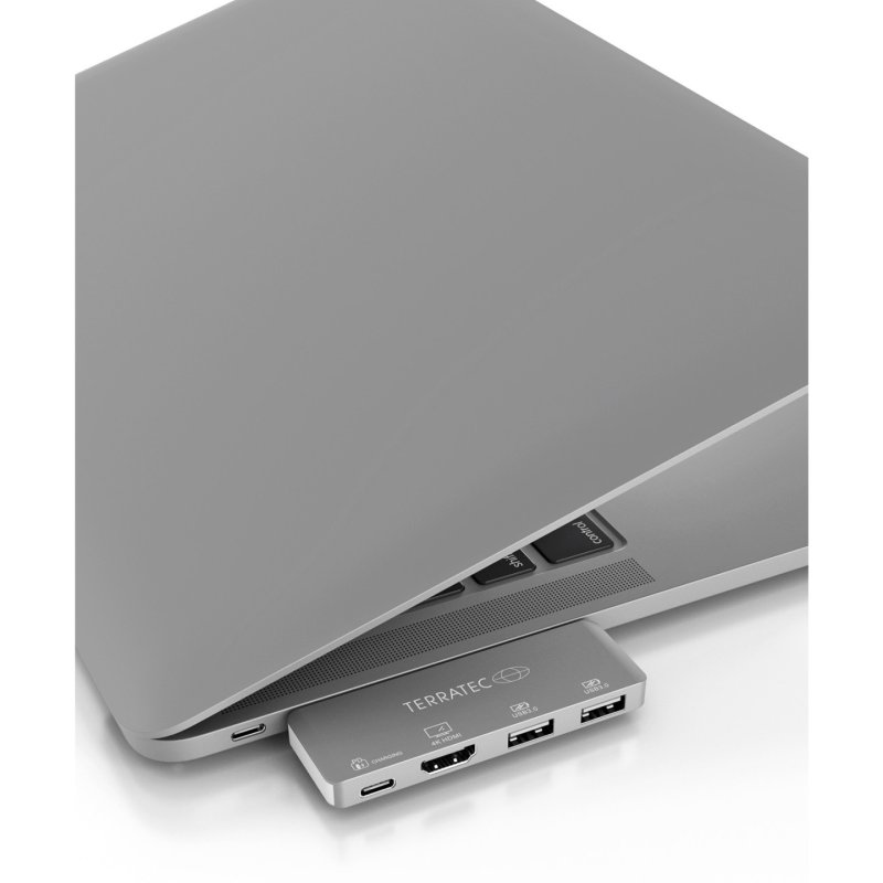 Terratec Connect c4 USB 3.2 Gen 1 (3.1 Gen 1) Type-C Argent