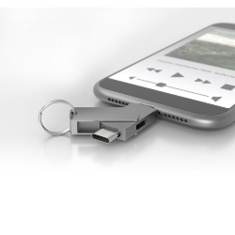 Terratec 272986 cable gender changer USB Type-C USB Type-C, Micro-USB Silver