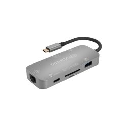 TERRATEC Adapter Connect C8 USB-C - USB-C PD/HDMI/USB3.0/..
