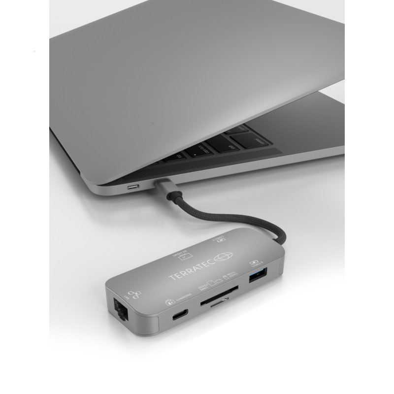 Terratec Connect C8 USB 2.0 Type-C Gris