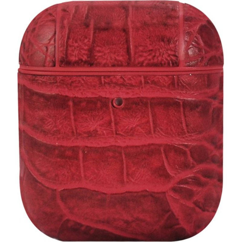 TERRATEC AirPods Case AirBox Crocodile Pattern Red