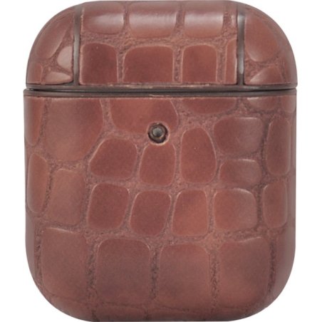TERRATEC AirPods Case AirBox Stone Pattern Dark Brown