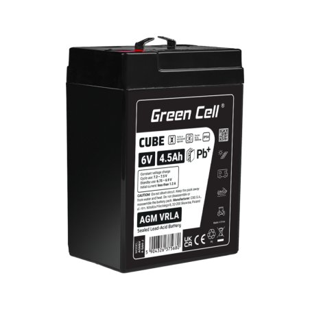 Green Cell AGM6V4-5AH-J UPS battery Sealed Lead Acid (VRLA) 6 V 4.5 Ah