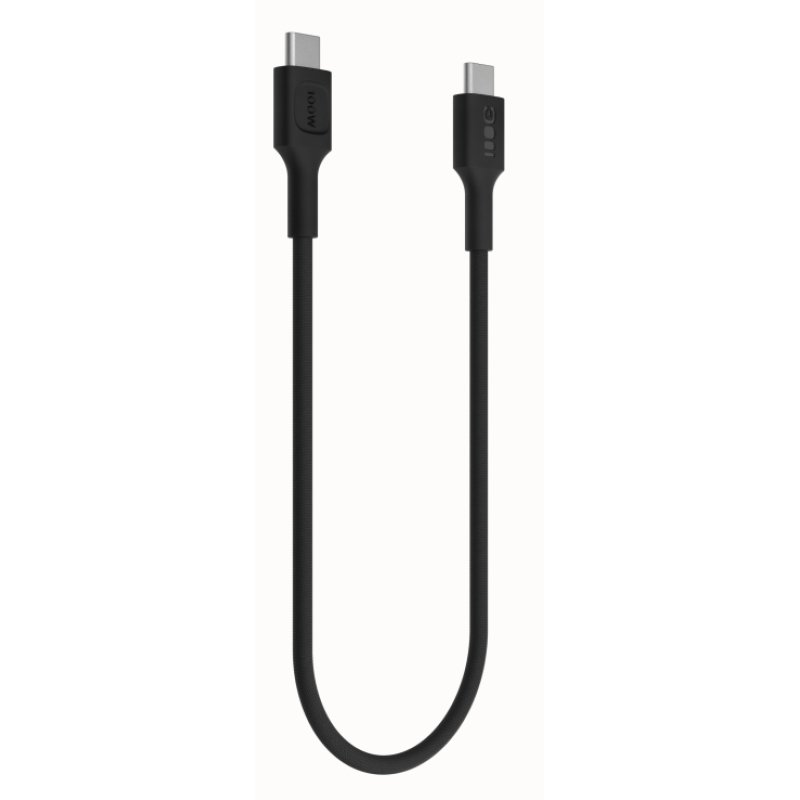 Green Cell KABGC100PS30PB USB cable 0.3 m USB C 0.48 Gbit/s 100 W Black
