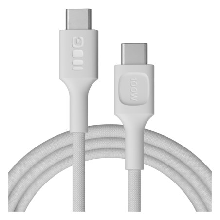 Green Cell USB-C cable 2m 100W Greencell PowerStream Fast Charging PD Snow White