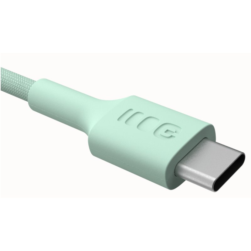 Green Cell USB-C cable 2m 100W Greencell PowerStream Fast Charging PD Mint Green