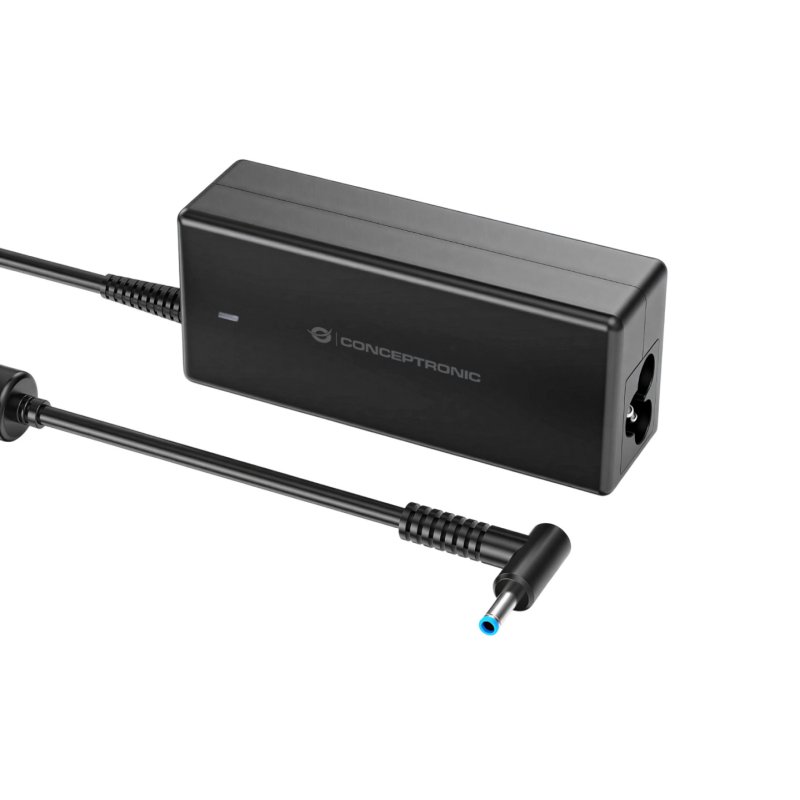 Conceptronic OZUL11BE 65W Charger for HP Laptop, 4.5 × 3.0 mm DC Connector, 19.5V