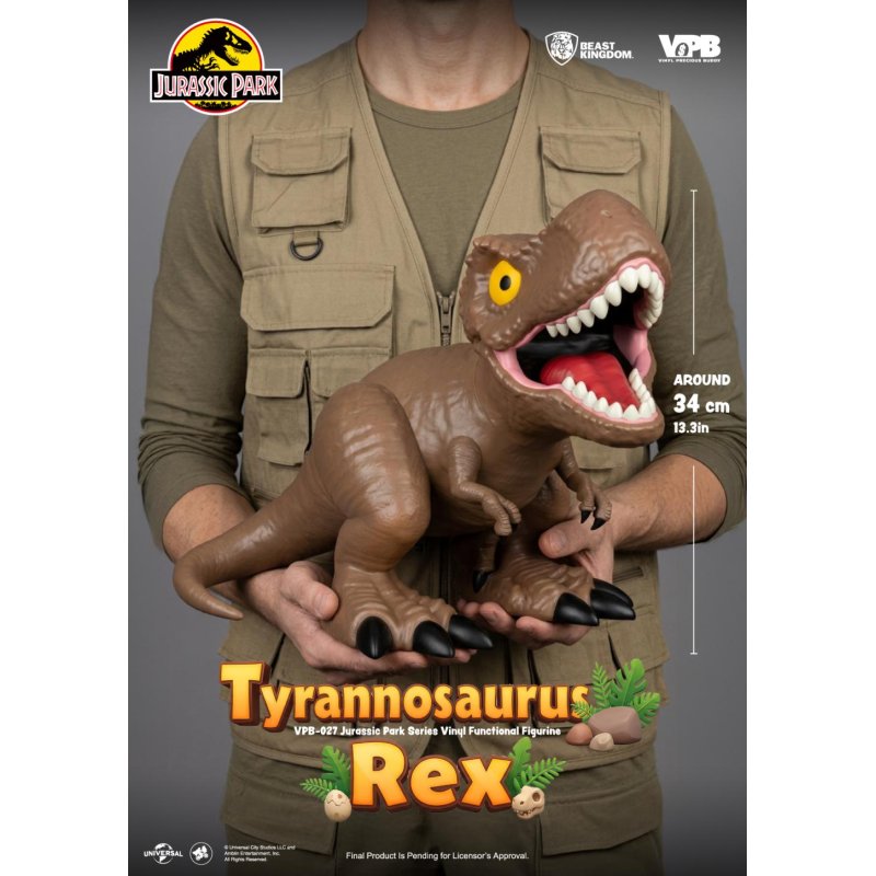 JURASSIC PARK - Tyrannosaurus Rex - Tirelire 34cm