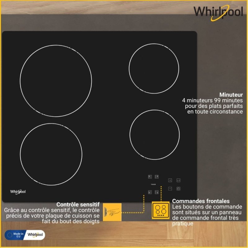 Table vitrocéramique AKT8090NE