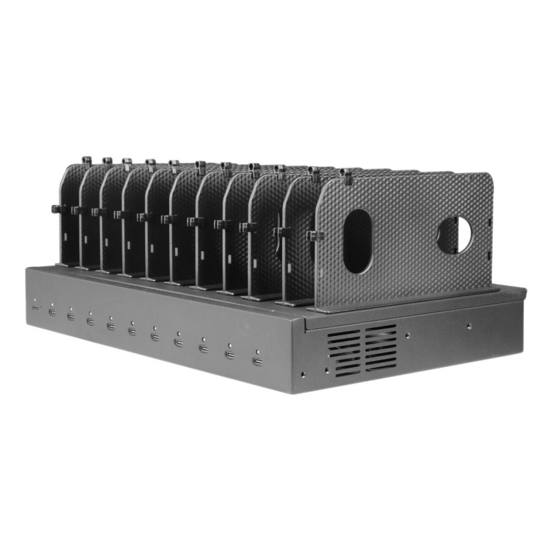 1000W USB-C CHARGING STATION WI TH 10 SLOTS FOR LAPTOPS AND TABL
