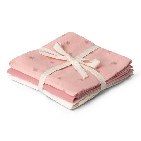 That's Mine - Bora muslin cloth 3-pack - Tiny roses - Onesize