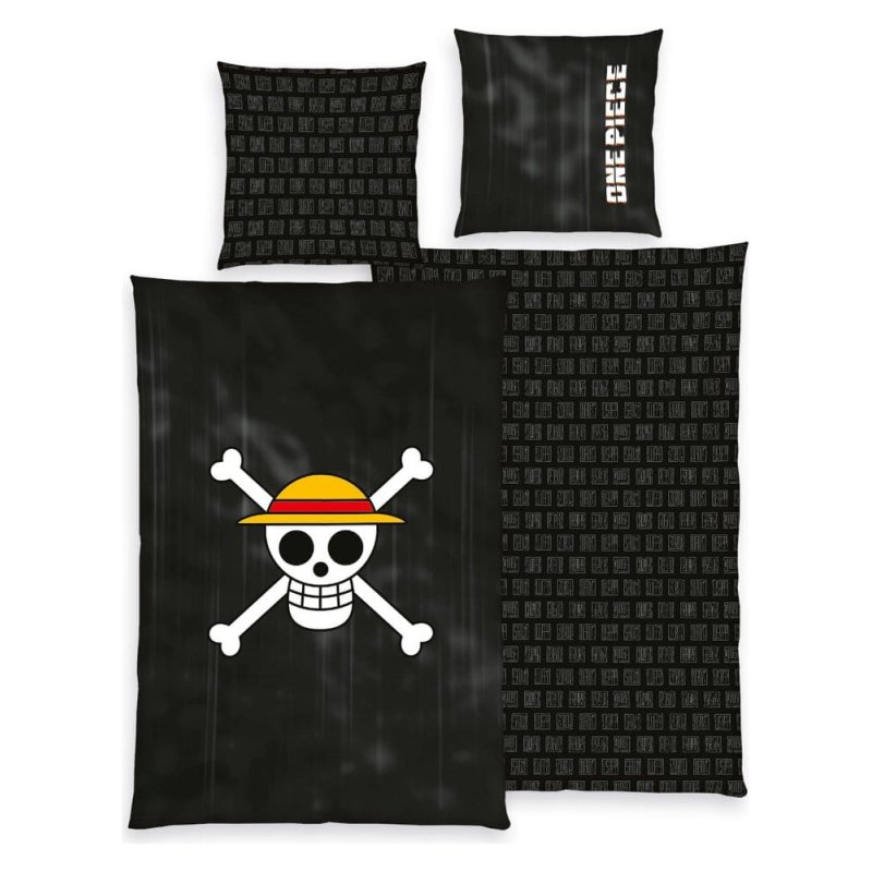 One Piece Bed linen Jolly Roger 135 x 200 cm