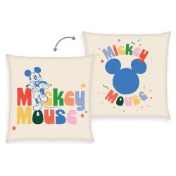 Disney Soft Velboa Pillow Mickey Mouse 40 x 40 cm