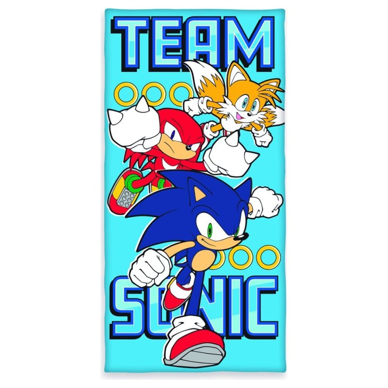 Sonic Beach Towel Team Sonic 70 x 140 cm