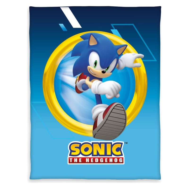 Sonic Fleece Blanket Sonic 130 x 170 cm