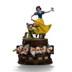 Snow White and the Seven Dwarves Art Scale Statue 1/10 Snow White and Dopey Deluxe Edition 21 cm