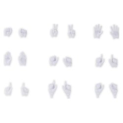 Megami Device M.S.G. Plastic Model Kit 1/1 09 Hand Set Skin Color White