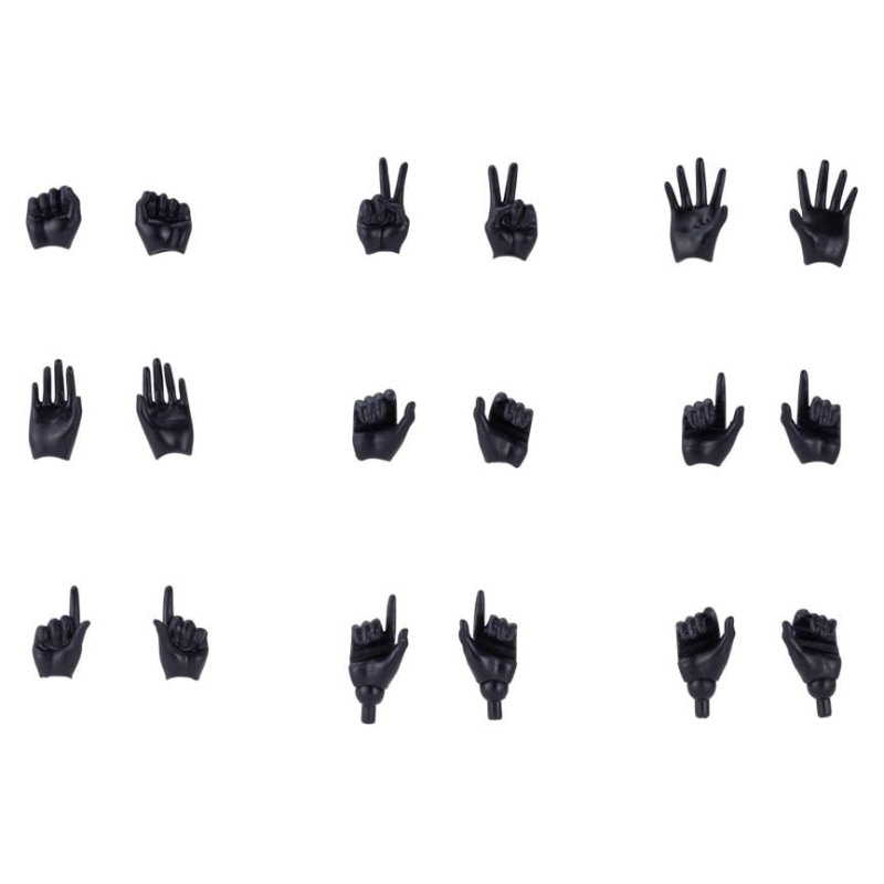 Megami Device M.S.G. Plastic Model Kit 1/1 09 Hand Set Skin Color Black