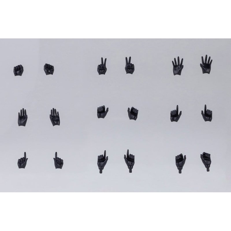 Megami Device M.S.G. Plastic Model Kit 1/1 09 Hand Set Skin Color Black