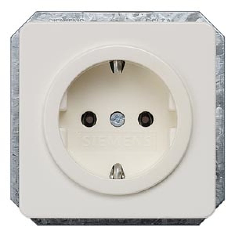 Siemens 5UB1403 socket-outlet Type F White