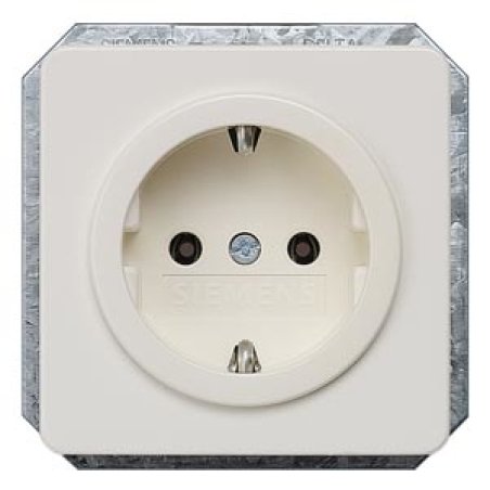 Siemens 5UB1403 socket-outlet Type F White