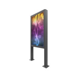 edbak Hochformat-Kiosk für den Außenbereich 55" Samsung LH55OHF