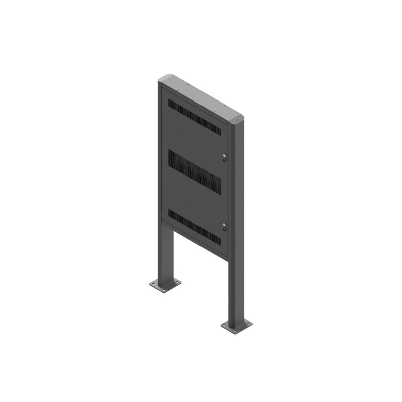 edbak Hochformat-Kiosk für den Außenbereich 55" Samsung LH55OHF