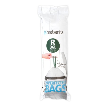 Brabantia 115622 sac poubelle 36 L Blanc 10 pièce(s)