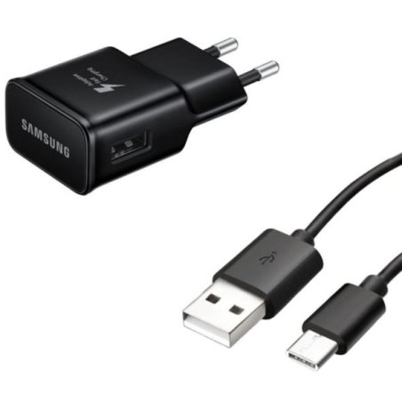 Samsung Lade-Set schwarz 5161209162 USB-Ladeadapter micro C 3.1 USB-Kabel
