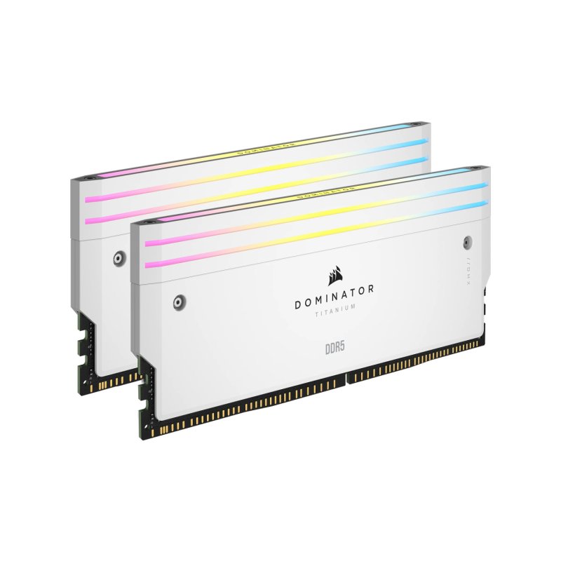 K Corsair DOMINATOR Titanium Light Enhancement Kit, RGB LED, White Heatsink Functional LEDs, no DRAM ICs (CMPLEKIT2W)
