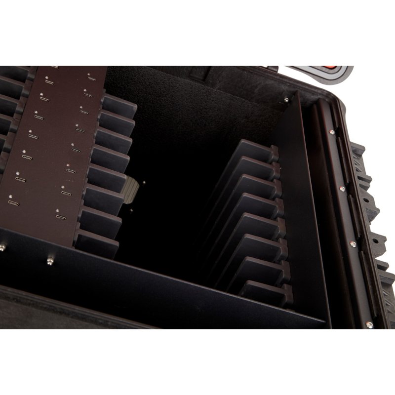 DEQSTER 10-744121 chargeur d'appareils mobiles Tablette Noir Secteur Charge rapide Intérieure, Extérieure
