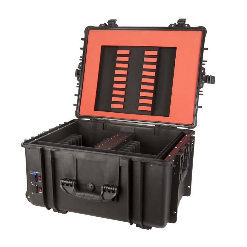 DEQSTER 10-744121 chargeur d'appareils mobiles Tablette Noir Secteur Charge rapide Intérieure, Extérieure
