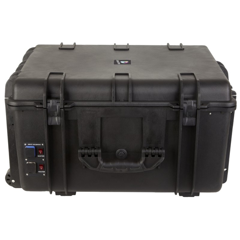 DEQSTER KT16C-PD (Schnellladefunktion) für 16 iPads, nur laden, Schwarz/Orange, 16 in 1, 1,8m, USB-C PD, 10-744121