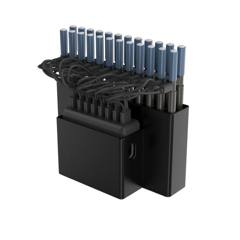 DEQSTER Ladestation - 40 Watt - 2 A - 24 Ausgabeanschlussstellen (24 pin USB-C)