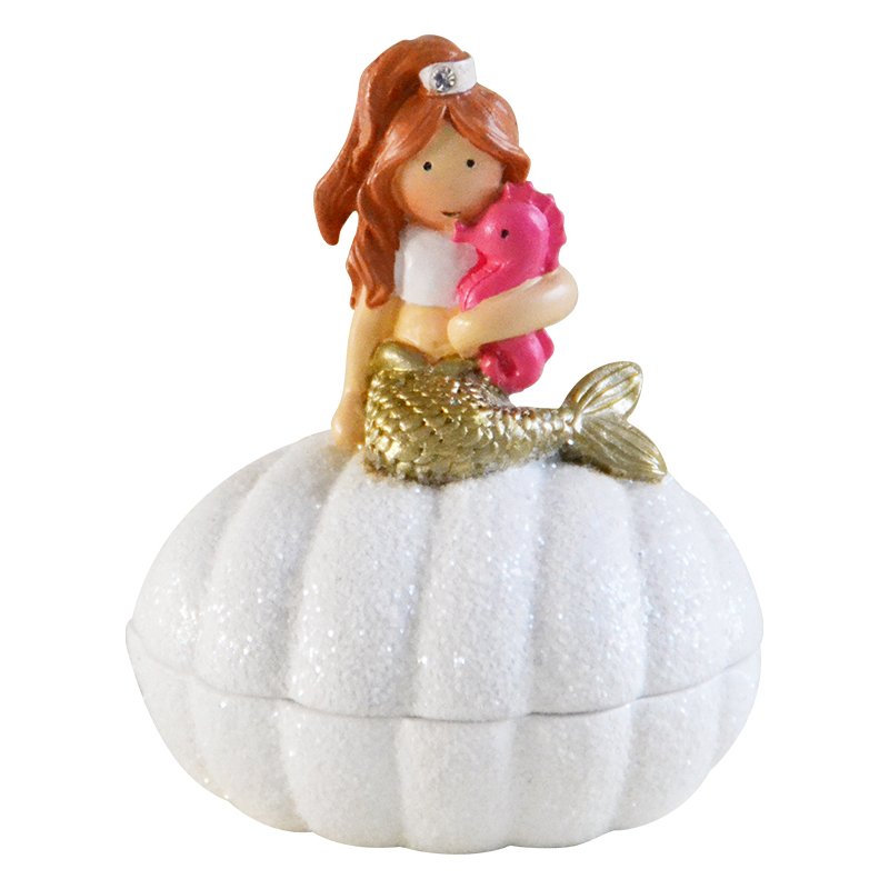 KIDS by FRIIS - Box w. lid - The little mermaid - 15 cm diameter, 10 cm height