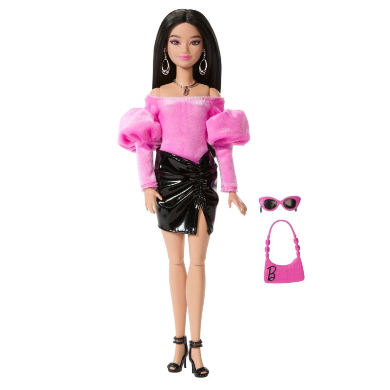 Barbie Barbie-Poupée Barbie Deluxe Style-avec haut Barbiecore rose en velours
