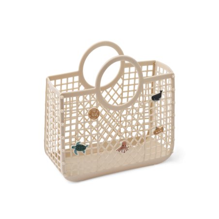Liewood - Samantha Basket With Charms - Sandy - One size
