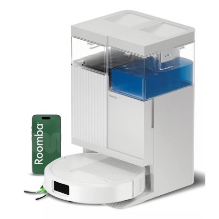 iRobot Roomba Plus 515 Combo cleaning robot white AutoWash docking station