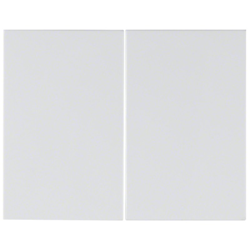 Hager 14357009 Plaque de commutation et obturateur Blanc