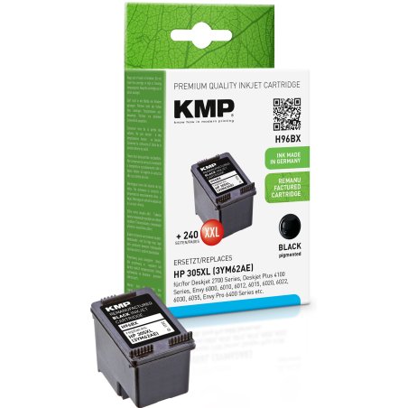 KMP SINGLEPACK H96BX ink cartridge 1 pc(s) Compatible High (XL) Yield Black