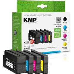 KMP 1747,4005 MultiPack black, cyan, magenta, yellow pigm. ink ersetzt HP953XL (3HZ52AE)