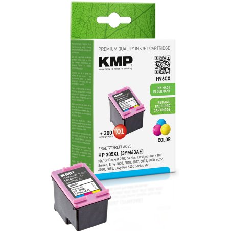 KMP 1772,4030 color dye ink ersetzt HP305XL (3YM63AE)