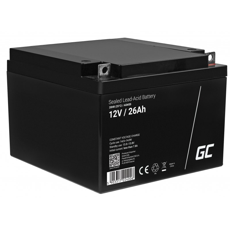 Green Cell AGM35 batterie de véhicule Sealed Lead Acid (VRLA) 26 Ah 12 V Moto